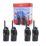 Set 4 statii radio portabile PMR PNI R40 Pro cu acumulatori, casti si &icirc;ncarcatoare