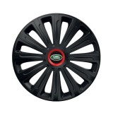 Cumpara ieftin Set 4 capace roti Negre Cu Inel Rosu Trend R16 pentru gama auto Land Rover, Autohelix MSA