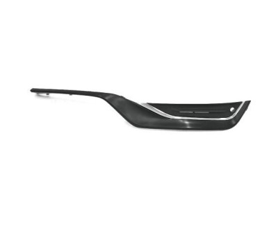 Spoiler bara protectie Volvo S60/V60 (Y20), 04.2013-, Fata, partea Stanga, cu gauri pentru Senzori de parcare (PDC); cu ornamente cromate, Aftermarke foto
