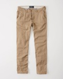 Cumpara ieftin PANTALONI Abercrombie &amp; Fitch mas W 31 L 32-Lichidare stoc, Bumbac, Khaki, Lungi