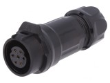 Mufă Circulară 7-PIN 5A Aurită 16mm