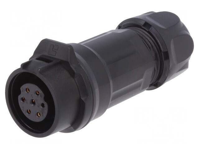 Mufă Circulară 7-PIN 5A Aurită 16mm