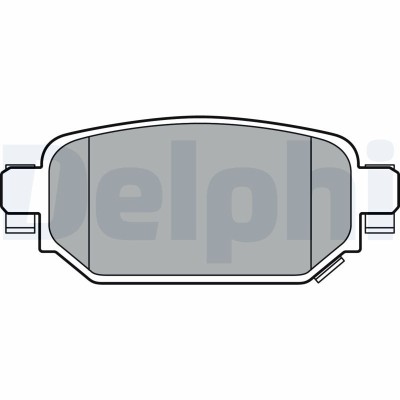 DELPHI LP3393 set placute frana,frana disc foto
