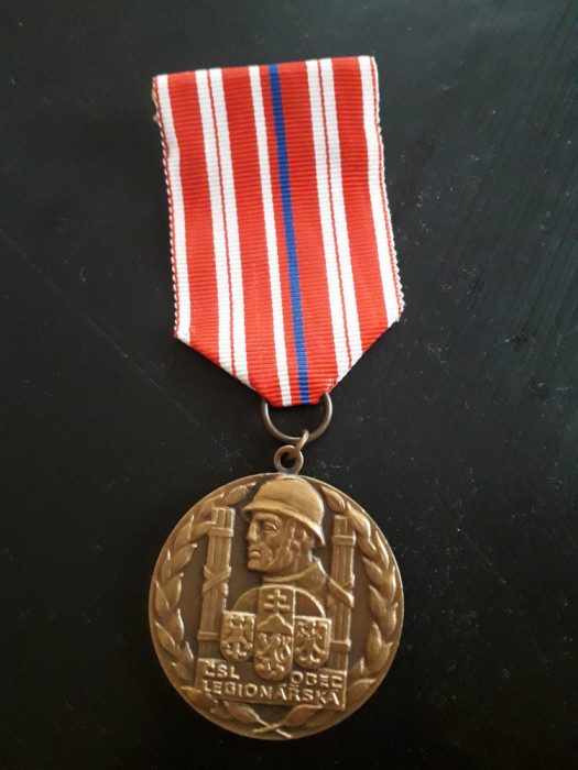 HST Medalie Ceskoslovenska obec legionarska 1914-1918 1939-1945 Cehoslovacia