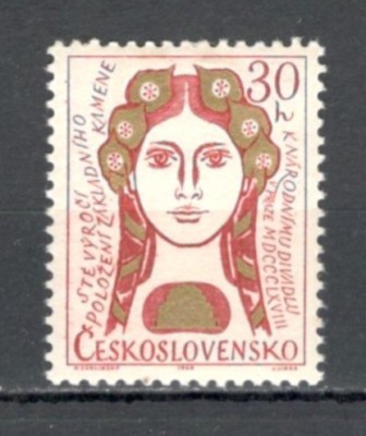Cehoslovacia.1968 100 ani Teatrul National Praga XC.449 foto