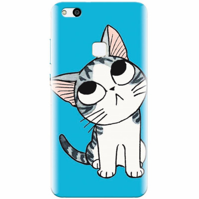 Husa silicon pentru Huawei P10 Lite, Cat Lovely Cartoon foto