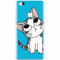 Husa silicon pentru Huawei P10 Lite, Cat Lovely Cartoon