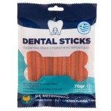 Batoane dentare pentru c&acirc;ini cu gust de pui, 7 bucăți, 70g, CMCLASS