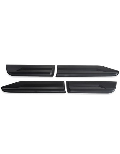Set Ornamente laterale portiere negru mat Ford Ranger T9 2022+