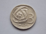 3 korun 1965 Cehoslovacia, Europa
