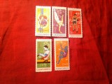Serie mica CUBA 1964 - Sport - Olimpiada Tokio , 5 valori (din 6 val. )