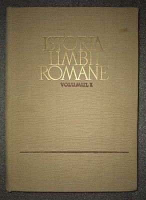 Istoria limbii romane (volumul I - Limba latina) foto