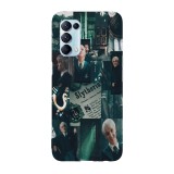 Husa compatibila cu Oppo A55, Viceversa, model Draco Malfoy Harry Potter, Silicon, TPU, Transparent, Carcasa