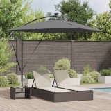 vidaXL Parasol banana cu brațe Antracit 249 x 249 x 250 cm 42003401