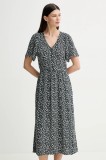 Marc O&#039;Polo rochie culoarea gri, midi, evazată, 5000006161