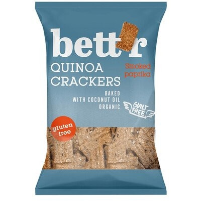 Crackers cu Quinoa si Boia Fara Gluten Bio 100gr Bettr foto