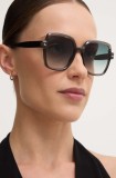 Answear Lab ochelari de soare femei, culoarea verde