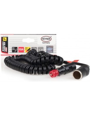 Cablu prelungitor spiralat bricheta PREMIUM PRO 12/24 V 10 A foto