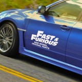Sticker auto Fast &amp; Furious alb 50 cm x 22,3 cm