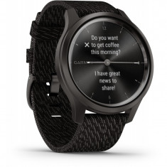 Ceas Smartwatch Garmin Vivomove Style, Gunmetal/Dark Gray foto