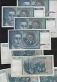 Iugoslavia Yugoslavia 500 dinari dinara 1990 F VF pret pe bucata