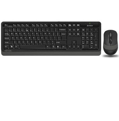 Kit Tastatura si Mouse A4Tech FG1010, wireless, Grey foto