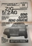 Zig Zag Magazin nr. 33 Almanah 1990 16 pagini romana 24x30 cm Carti Bibliofilie