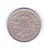 Moneda Anglia 2 shilling / 2 shillings 1951, stare buna, curata, Europa, Cupru-Nichel