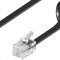 Cablu telefonic receptor spiralat 2m RJ10 4P4C Goobay