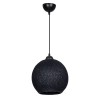 Lustra Pakoworld Leshia 26x72 cm, Dulie E27, Negru/Maro/Gri