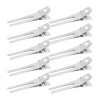 Set de 12 clipsuri metalice pentru par, Alligator, Top Choice, 20438