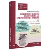 Admiterea in notariat. Culegere de subiecte cu explicatii Ed.2026 - Carmen Nicoleta Barbieru, Diana-Geanina Ionas, Gabriela Ghile-Buzan