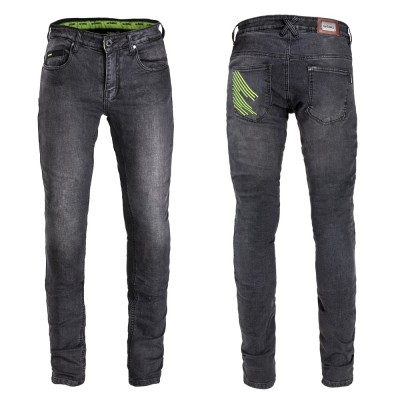Pantaloni Moto Barbati Jeans W-TEC Leonard Negru, XXL foto