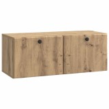 vidaXL Oglindă TV montată pe perete Stejar Artizanal 78,5 x 31 x 30 cm 899234