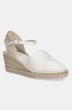 Gant espadrile Luliza culoarea bej, toc pana, 30569947.G20