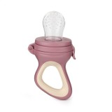 Petite&amp;Mars Silicone Food Feeder 6m+ suzetă pentru alimentare Rose&amp;Sand 1 buc
