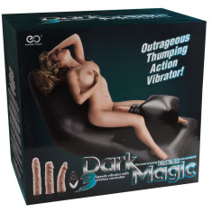 Masina Sex, Dark Magic Thrusting Bed, 3 Vibratoare