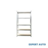 Raft metalic cu 5 polite mdf, 180x100x50cm, 250kg/polita, montaj fara suruburi, galvanizat cod: bk92956 Alta marca Alt model #7