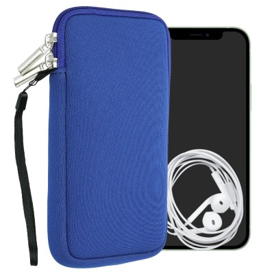 Husa Universala pentru telefon XL - 6,8 inch, Neopren, Albastru, 46188.4.134, kwmobile foto