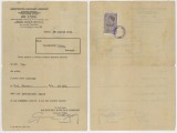 Romania, Societatea Bancara Romana, Confirmare de depunere, Arad, 1941
