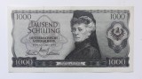 1000 schilling seria F 182792 E - 1966 austria