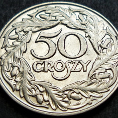Moneda istorica 50 GROSZY - POLONIA, anul 1923 *cod 1404 - excelenta!