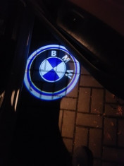 Led logo usi BMW, E53,E39,E52,set 2 bucati foto