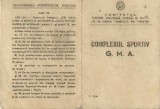 A4441N Brevet pentru insigna complexului sportiv GMA, gradul I, 1954, Dinamo Turnu-Severin