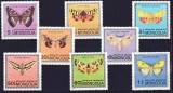 DB1 Fauna Mongolia 1974 Fluturi 8 v. MNH