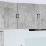 vidaXL Dulap suspendat de bucătărie Gri din beton 40 x 31 x 80 cm 885028