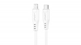 Acefast C3-01 Cablu USB MFI USB-C Lightning, 30W, 1,2 m (alb)