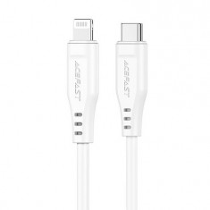Acefast C3-01 Cablu USB MFI USB-C Lightning, 30W, 1,2 m (alb)