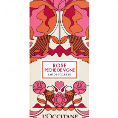 Apa de toaleta Rose & Peche De Vigne, 50ml, L'Occitane