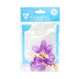 Un set de aplicatoare pentru umbre Global Fashion 8 buc, violet
